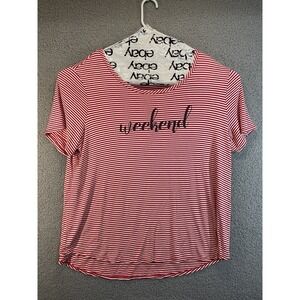 BAKU  Striped Shirt Women's 2X Red/white‎